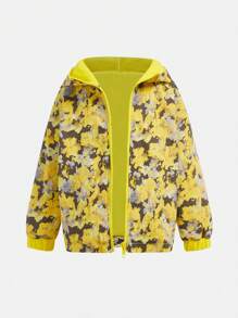 Tween Girls Trench Coats - Yellow - View 3