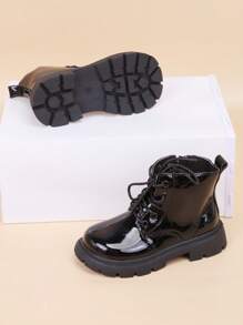 Botas brilhante com decoração de coração e estrela para meninas, nova moda outono/inverno