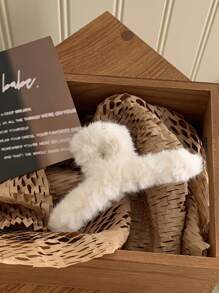 DAZY 纯色蓬松发爪夹，秋冬百搭休闲配饰发夹发夹发夹发夹