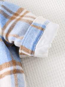 Cozy Pixies Baby Jungen bunter karierter Wollmantel mit Tasche und Kragen, Langarm, für Weihnachten