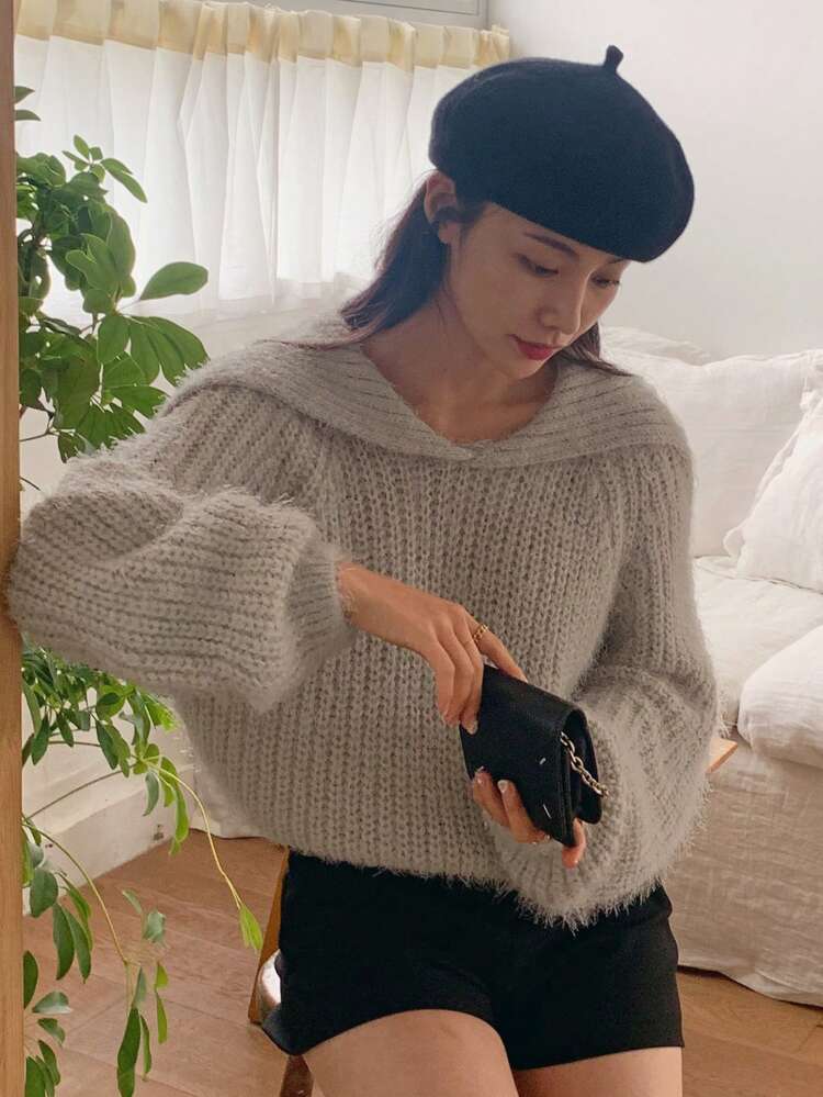 Women's Casual Loose Turtleneck Sweater For Autumn And Winter