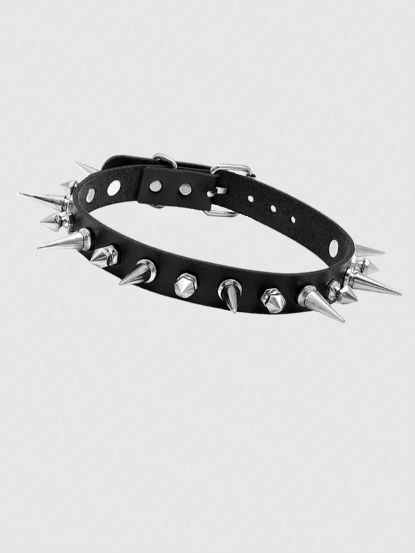 Pass-through 4K Collier Ras Du Cou Vintage JJDreams - Style Punk/gothique Avec Cœur Et Chaîne Réglable Collier Cuir Et Métal