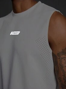 Manfinity Sport Polished 男友风男士简约休闲圆领无袖背心