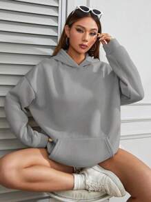 SHEIN Unity Gothic Letter 3D Embroidered Long Sweatshirt,Long Sleeve Tops,Graduation,Teacher,Back To School Pullover Fall - Rust Brown - View 6