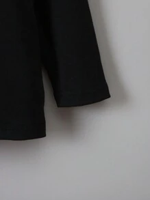 5 件/套年轻男孩休闲基本款圆领 T 恤，颜色有黑色、白色、蓝色、黄色、灰色 - 彩色 - 查看 6