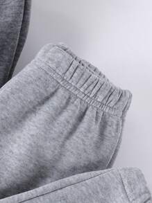 SHEIN Quần nỉ thể thao thường ngày in chữ nhiều màu Young Boy & Young Boy, phù hợp với mọi loại trang phục, đa năng, thích hợp kết hợp với nhiều loại áo khoác, áo và áo hoodie, thích hợp cho các buổi đi chơi hàng ngày, mùa thu/đông - Nhiều màu - Xem 5