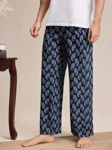 EverLounge 男式全印花纽扣休闲裤