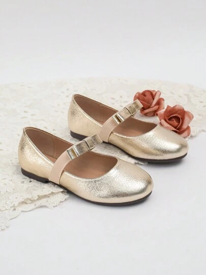 Fashion Performance Dance Shoes, New Flat Shoes For Girls With Bow Decor