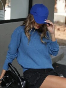 Aveloria Affinna French Classic Turtleneck Casual Pullover Sweater