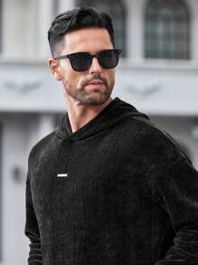 Manfinity VCAY 男士宽松落肩连帽衫，适合秋冬季