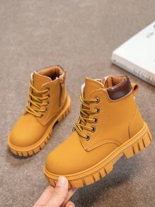 儿童踝靴，2024年新款秋冬英伦风时尚舒适休闲靴