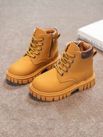 Children's  Ankle Boots, New 2024 Autumn Winter British Style Fashionable And Comfortable Casual Boot