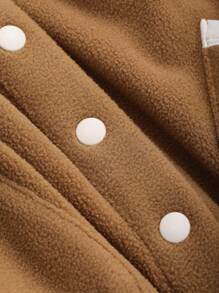 DAZY Young Girls Fall Jacket - Coffee Brown - View 6