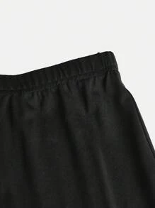 SHEIN Girlism 3pcs Teen Girls Set: Lightweight Hooded Jacket, Letter Print Camisole And Flare Pants, Casual College Style Outfit