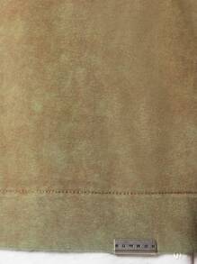 SUMWON 超大版型基本款水洗短袖 T 恤 - 軍綠色 - 查看 6