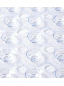 1 tấm thảm nhà tắm thiết kế trong suốt hiện đại - Thảm bồn tắm PVC mềm chống trượt , chống bụi bẩn, dễ vệ sinh, có nhiều giác hút và lỗ thoát nước, thảm nhà tắm có thể giặt bằng máy, thích hợp để tắm vòi sen (Vui lòng chọn kích thước phù hợp) - Trong sáng - Xem 10