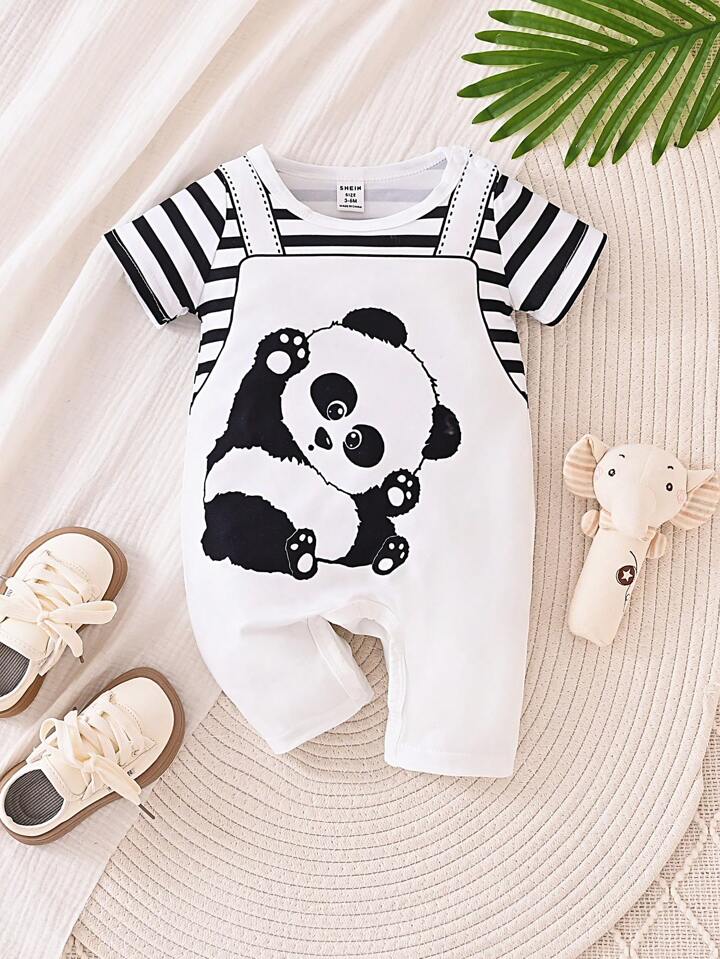 Panda romper baby 2025