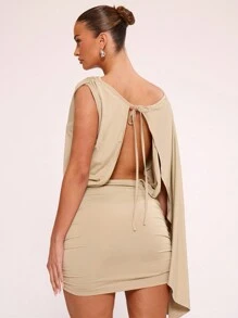MUSERA Slouchy Asymmetrische Jurk Lente Sexy Schattig Zomer