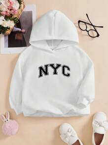 Vitoria Brayner Sudadera con capucha de manga larga, gruesa y casual para niña artista, ideal para días festivos, primavera y entrenamiento