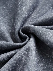 Manfinity VCAY Plus Size Men's Loose Letter & Number Print Crew Neck Long Sleeve Sweatshirt, For Fall Winter - Multicolor - View 4