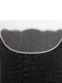 13x4 Ear To Ear Transparent Lace Frontal Closure Kinky Straight Unprocessed Human Hair Frontal 150% Density Full Lace Frontal Closures Pre-Plucked Natural Black - Natural Black - View 5