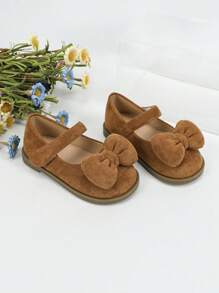 Spring & Autumn Toddler Girls Outdoor Casual Flat Warm Shoes, Cute Infant Girl Flat Shoes For Outdoor Activities, Baby First Walker Shoes