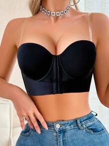 Comfortable Daily Wear Adjustable Half-Cup Ladies Bra