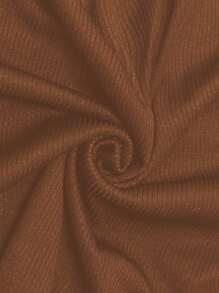 Chiquease 2pcs/Set Solid Color V-Neck Short Sleeve T-Shirt And Knotted Wide Leg Pants