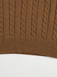 SHEIN Unity Solid V-Neck Sleeveless Minimalist Knit Top, Casual Everyday Wear