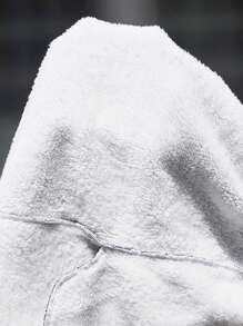 Manfinity VCAY Men's Slim Knit Casual Pants, Straight Leg Thermal Lined Sweatpants, Suitable For Autumn/Winter - Navy Blue - View 2