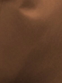 Chiquease Women's Hooded Cinched Waist Regular Jacket - Brown - View 7