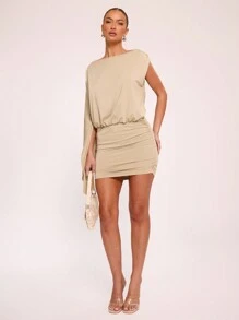 MUSERA Slouchy Asymmetrische Jurk Lente Sexy Schattig Zomer