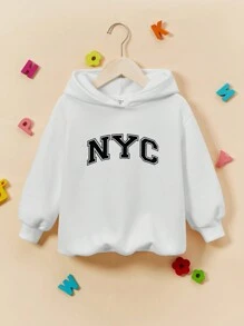 Vitoria Brayner Sudadera con capucha de manga larga, gruesa y casual para niña artista, ideal para días festivos, primavera y entrenamiento