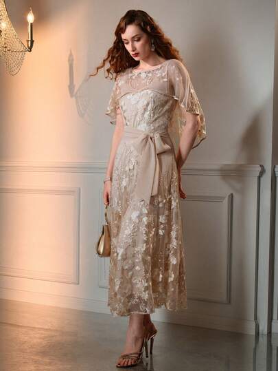 knee length dresses for ladies Babysoft Long Sleeve Midi Dress- Mid Grey Melange main image 1