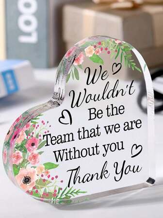 Thank You Decorative Display Sign For Parents And Teachers Valentine DAY, Valentines Wedding, Birthday