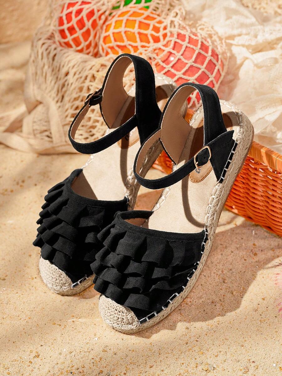 Styleloop Cuccoo Women's Vacation Style Casual Linen Rope Platform Slip ...