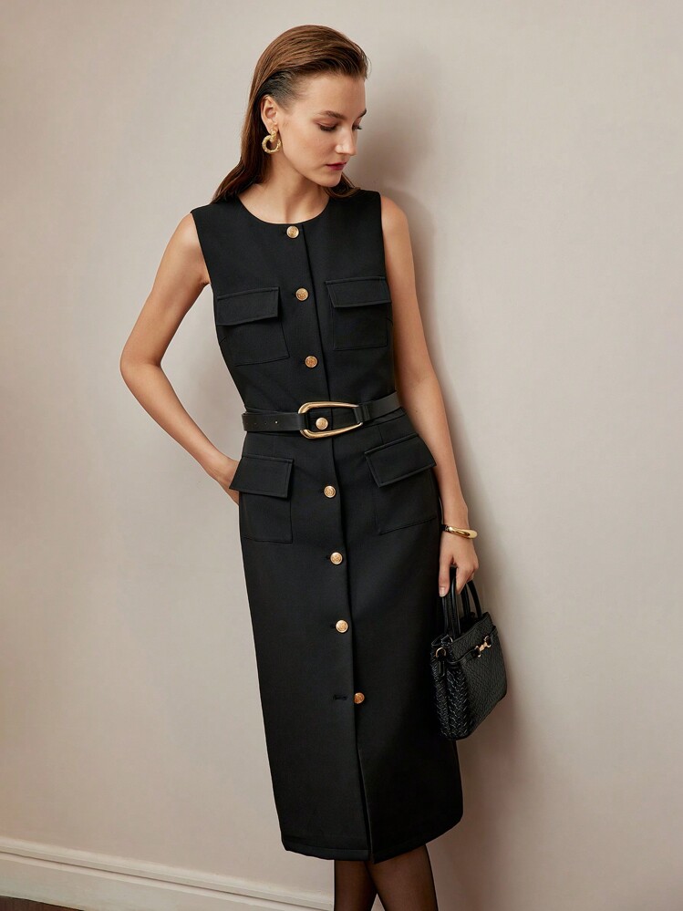 【新品未使用タグ付き】Sweet Moments Belted Dress M Short belted dress | MANGO Serbia