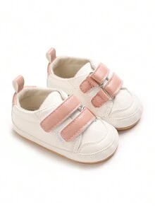 夏季婴儿和幼儿百搭一脚蹬低帮时尚休闲运动鞋 - 粉色 - 查看 1