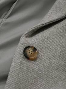 DAZY Chaqueta de blazer casual para mujer para otoño e invierno