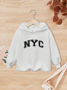 Vitoria Brayner Sudadera con capucha de manga larga, gruesa y casual para niña artista, ideal para días festivos, primavera y entrenamiento