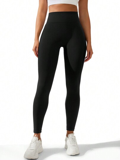 Seamluxe SHEIN Sport Leggings deportivos elásticos y sin costuras