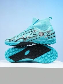 Nuevos zapatos de fútbol de verano para niños, zapatos de entrenamiento antideslizantes con clavos largos para niños y niñas estudiantes para uso en césped