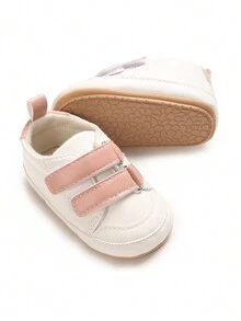 夏季婴儿和幼儿百搭一脚蹬低帮时尚休闲运动鞋 - 粉色 - 查看 6