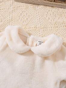 SHEIN Bộ quần áo gồm 2 chiếc váy yếm kẻ caro cho bé gái kèm áo cánh dài tay, mùa thu - Nhiều màu - Xem 6
