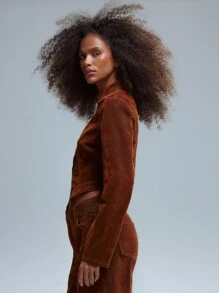 MUSERA 仿麂皮高领衬衫，休闲夏季度假春夏秋季款