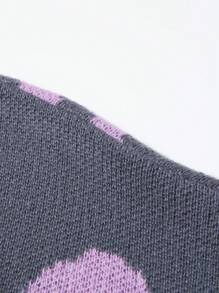 Claim Dot Áo cardigan dáng rộng họa tiết chữ dài tay dáng rộng cho nam cho mùa thu đông - Màu xám đen - Xem 4