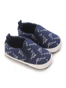 新生儿学步鞋 0-1岁男童防滑平底鞋 - 藍色 - 查看 4