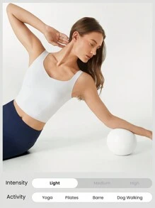 GLOWMODE Ultra-Sleek Reversible Low-Impact Tank Top - White - View 7