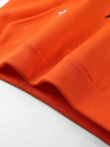 Manfinity EMRG Sudadera con capucha Manfinity Streetrush para hombre, corte holgado y forro térmico talla grande grueso, ropa de hombre para otoño e invierno, sudadera con capucha con forro térmico, sudadera con gráfico para hombres