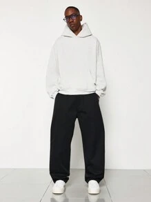 SUMWON Loose Fit Skater Pant - Black - View 2